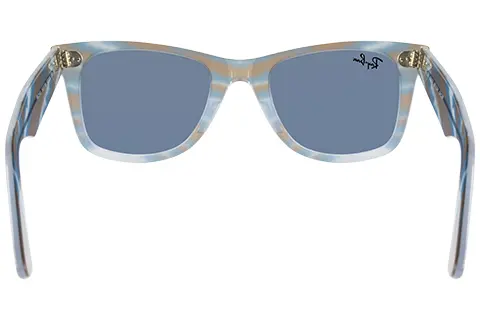 Ray-Ban Original Wayfarer RB2140 1407R5 50 Photo Striped Light Blue