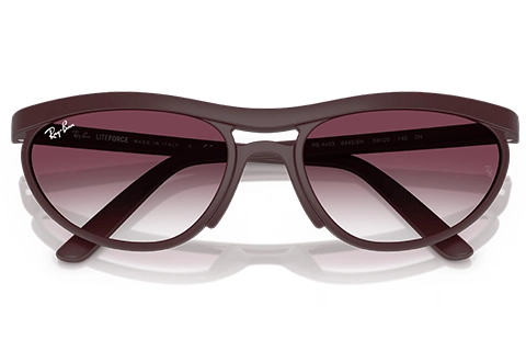 Ray-Ban Predator Liteforce RB4453 64458H 59 Matte Sand Dark Violet Gradient
