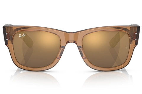 Ray-Ban RB0840S Mega Wayfarer Transparent Brown