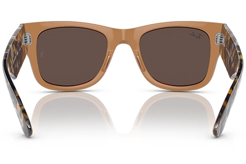 Ray-Ban RB0840S Mega Wayfarer Transparent Brown