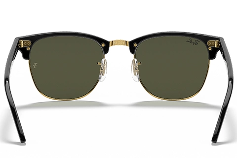 Ray-Ban Clubmaster RB3016 W0365 49 Black on Gold