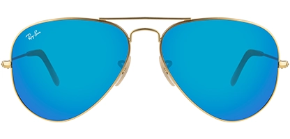 Ray-Ban RB3025 Aviator Gold Blue Flash 112/17