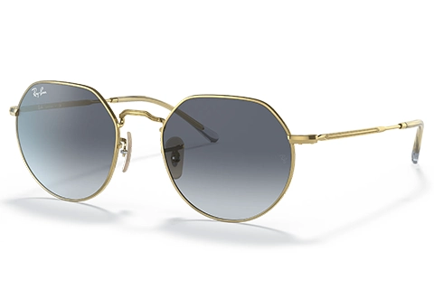 Ray-Ban RB3565 Jack 001/86 Arista Gold 53 Blue Gradient