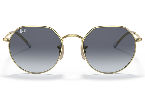 Ray-Ban RB3565 Jack 001/86 Arista Gold 53 Blue Gradient