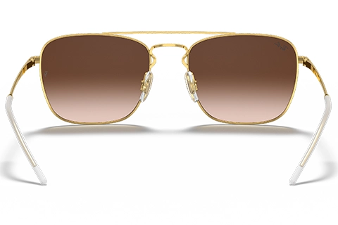 Ray-Ban RB3588 905513 55 Brown on Gold Gradient