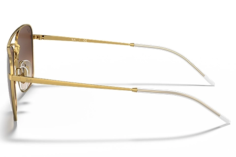 Ray-Ban RB3588 905513 55 Brown on Gold Gradient
