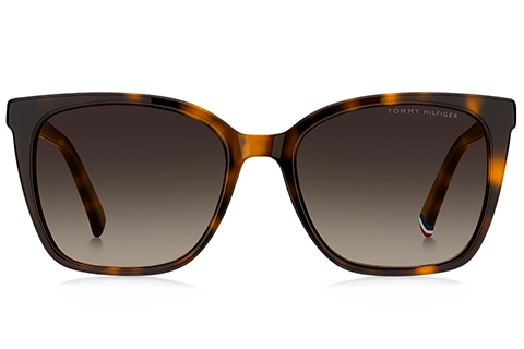 Photos - Sunglasses Tommy Hilfiger TH 2226/S 086 Havana 54 Gradient 