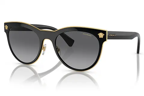 Versace VE2198 1002T3 Black 54 Polarised