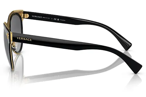Versace VE2198 1002T3 Black 54 Polarised