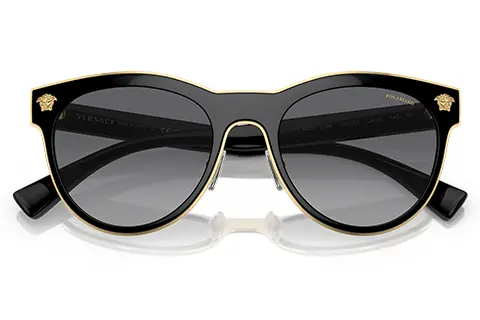 Versace VE2198 1002T3 Black 54 Polarised
