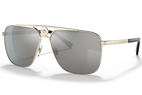 Versace VE2238 12526G Pale Gold 61 Mirrored