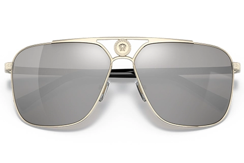 Versace VE2238 12526G Pale Gold 61 Mirrored