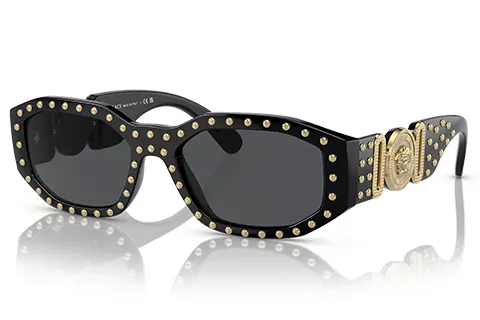 Versace Studded Medusa Biggie VE4361 539787 Black 53