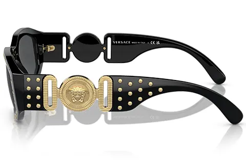 Versace Studded Medusa Biggie VE4361 539787 Black 53